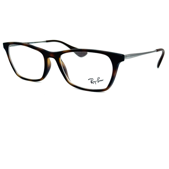 Ray-Ban Eyeglasses Frames RB7053F 5365 Tortoise Silver Brown 54-17-140 H 1036